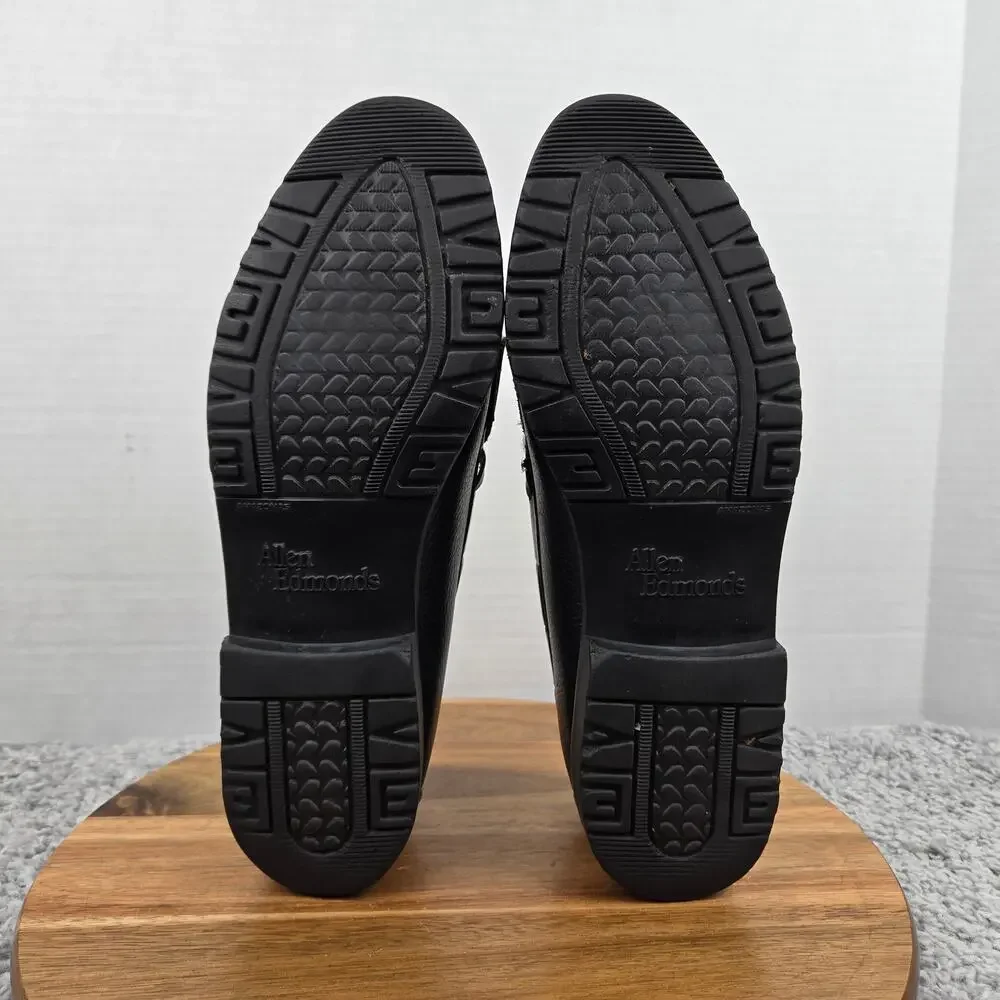 Allen Edmonds Men 10EE Wide Nashua Brown Black Two Tone Kiltie Tassel Loafer